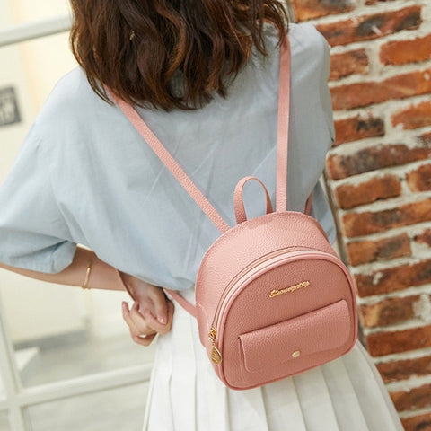 Fashion Women Shoulders Small Backpack