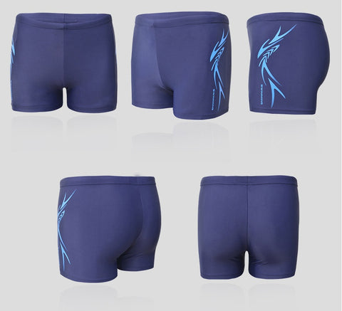 Men's boxer swimming trunks