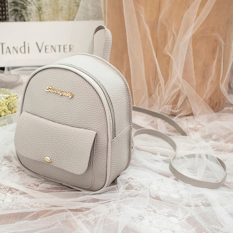 Fashion Women Shoulders Small Backpack