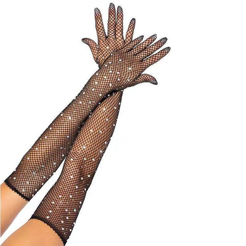 Stockings Mesh Long Gloves