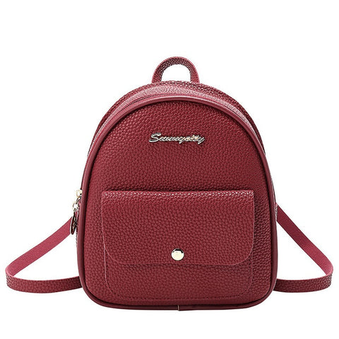 Fashion Women Shoulders Small Backpack