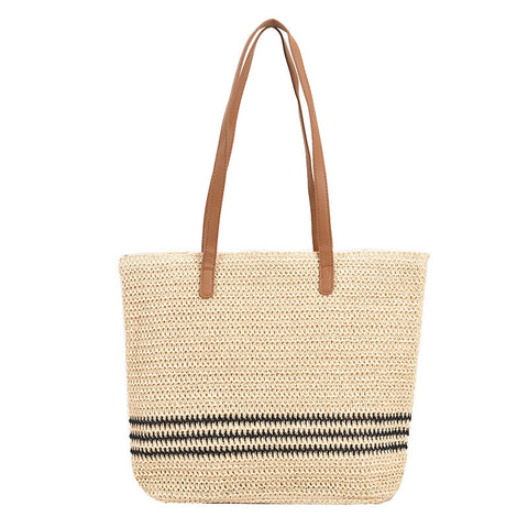 Striped Casual Handbag