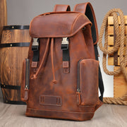 Leather Retro Backpack Outdoor