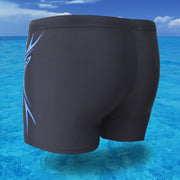 Men's boxer swimming trunks