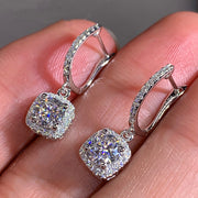 Fashion Heart-shaped Full Diamond Earrings and studs