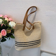 Striped Casual Handbag